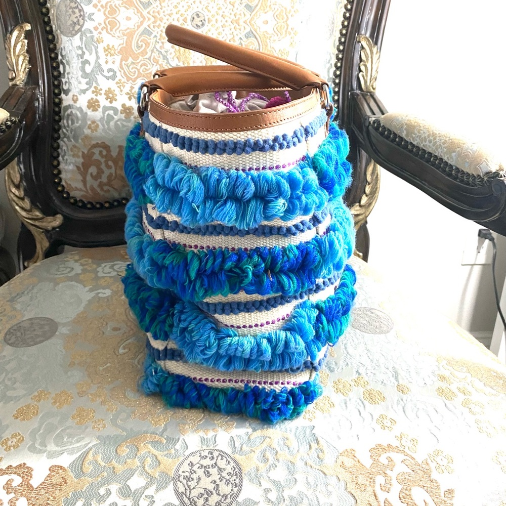 Sam Edelman Gina Blue Tote Bag - Picture 6 of 16